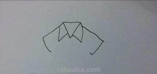 衬衫怎么画简笔画图片 怎样画简单好看的衬衣？