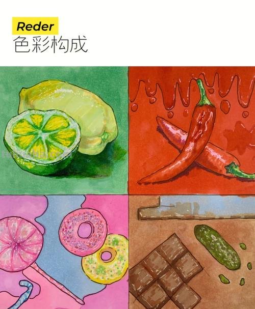 色彩表现酸甜苦辣及色彩表现酸甜苦辣图片