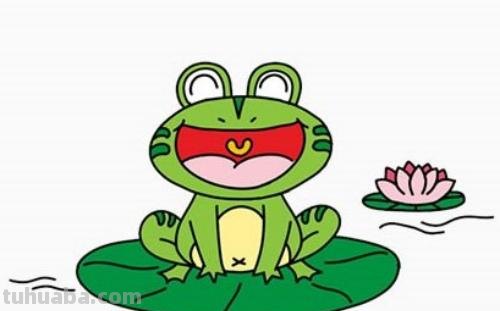 池塘怎么画简笔画图片 简笔画池塘里的小青蛙的画法？