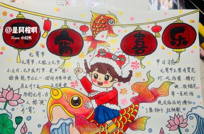 元宵手抄报手抄报怎么画 元宵节手抄报内容资料？