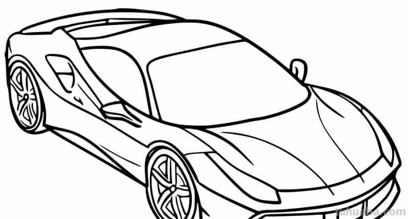 跑车怎么画简笔画图片 怎样画帅气的赛车?
