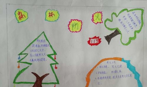 手抄报森林手抄报怎么画 森林防火手抄报怎么做?