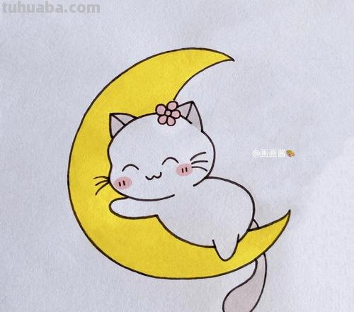 怎么画小猫简笔画儿童 1-3岁儿童简单画画猫咪？