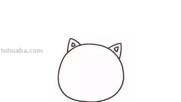 怎么画小猫简笔画儿童 1-3岁儿童简单画画猫咪？