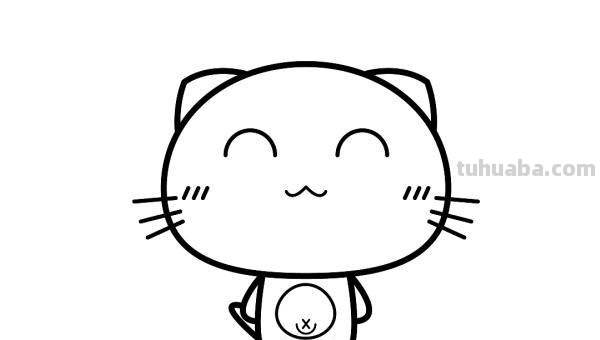 怎么画小猫简笔画儿童 1-3岁儿童简单画画猫咪？