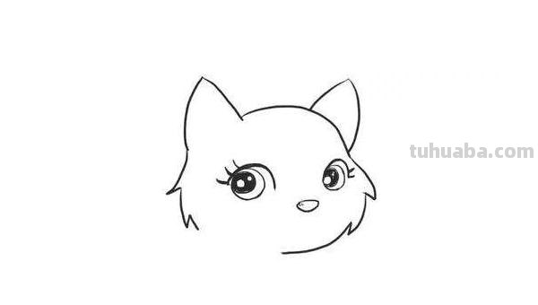 怎么画小猫简笔画儿童 1-3岁儿童简单画画猫咪？
