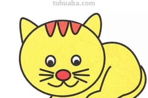 怎么画小猫简笔画儿童 1-3岁儿童简单画画猫咪？