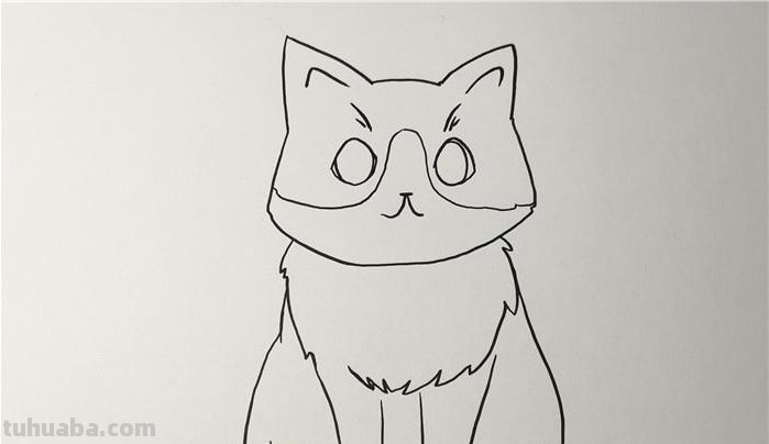 怎么画小猫简笔画儿童 1-3岁儿童简单画画猫咪？