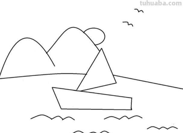 山水怎么画简笔画图片 如何画山水？