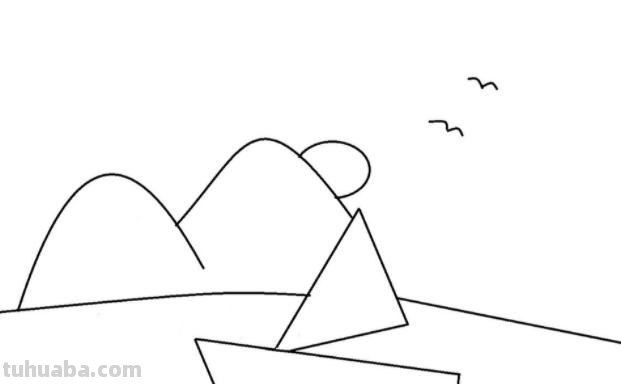 山水怎么画简笔画图片 如何画山水？
