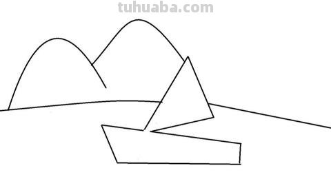 山水怎么画简笔画图片 如何画山水？