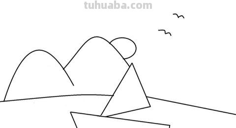 山水怎么画简笔画图片 如何画山水？