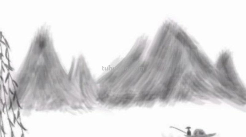 山水怎么画简笔画图片 如何画山水？