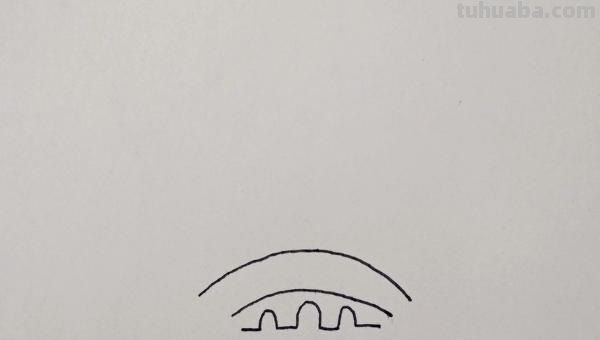 假山怎么画简笔画图片 简易铅笔假山画？