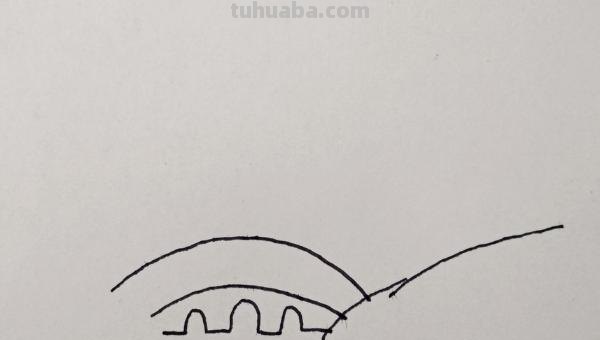假山怎么画简笔画图片 简易铅笔假山画？