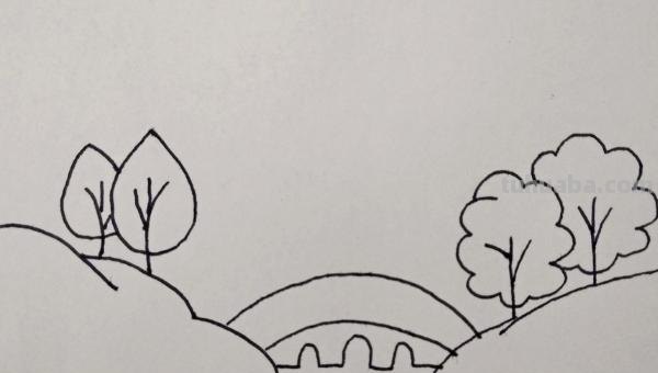 假山怎么画简笔画图片 简易铅笔假山画？