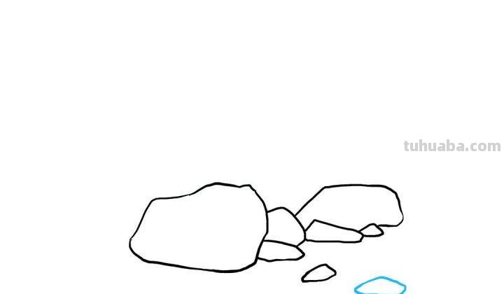 石头怎么画简笔画图片 石头画儿童简单手绘？
