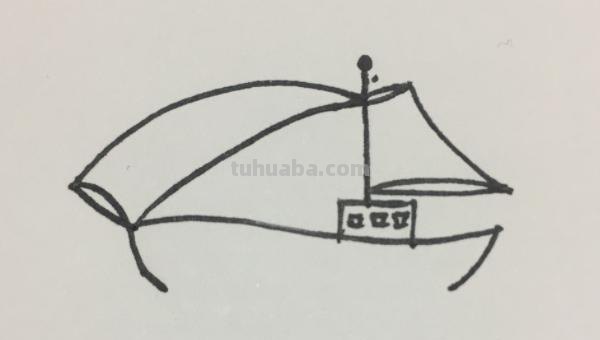 船怎么画简笔画图片 正方形简笔画之如何画轮船？