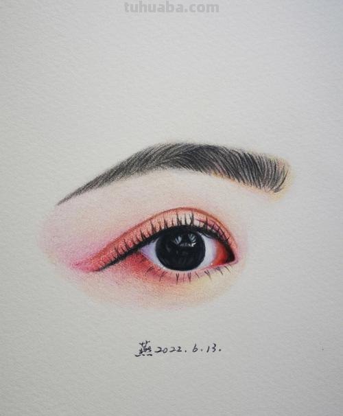 微笑的眼怎么画彩铅画 怎么用铅笔画眼睛？
