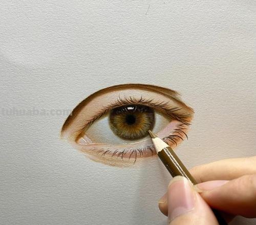 微笑的眼怎么画彩铅画 怎么用铅笔画眼睛？