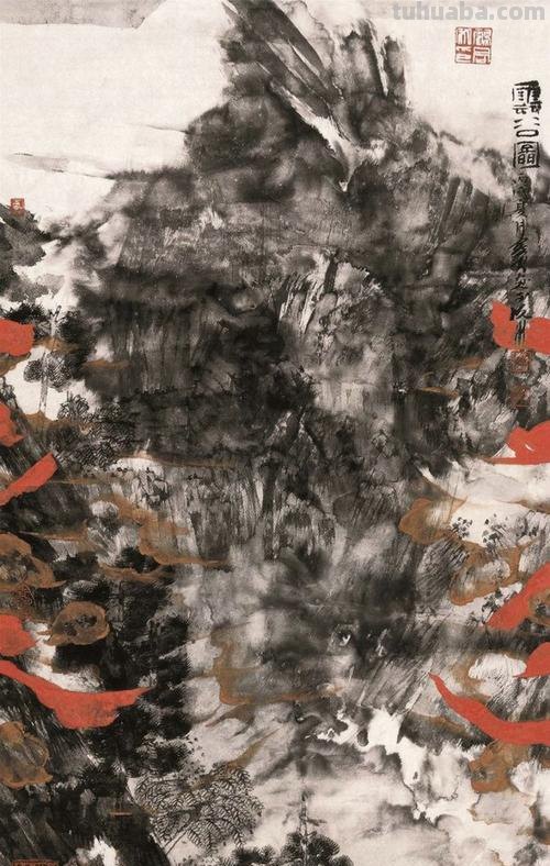 现代著名画家卓鹤君三十三幅经典绘画作品赏析