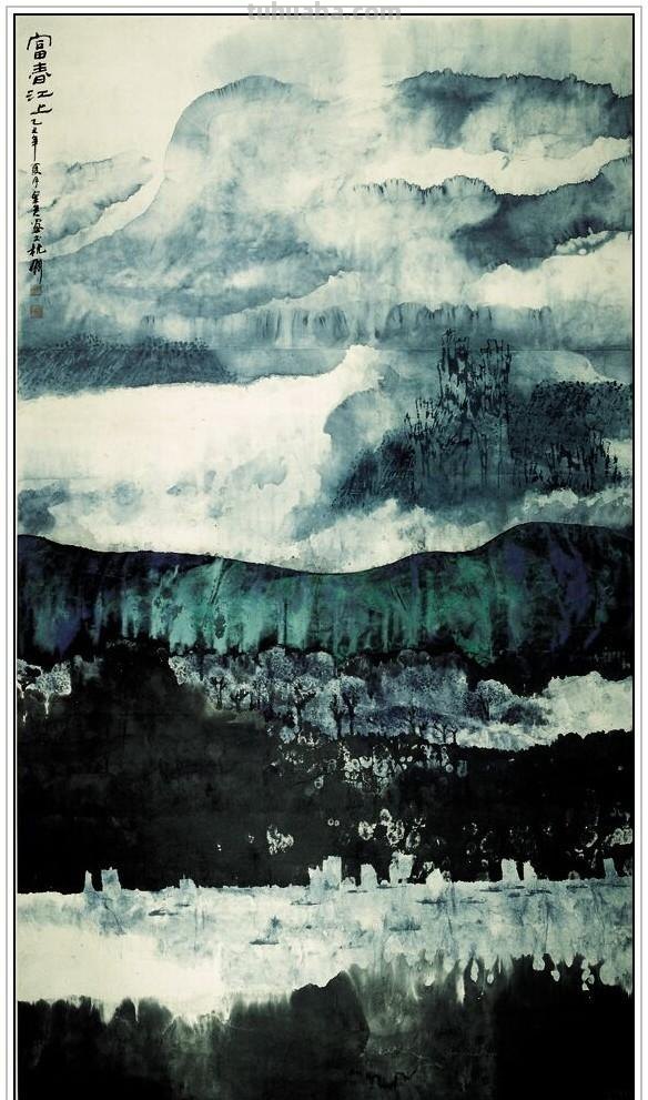 现代著名画家卓鹤君三十三幅经典绘画作品赏析