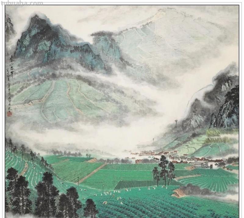现代著名画家卓鹤君三十三幅经典绘画作品赏析
