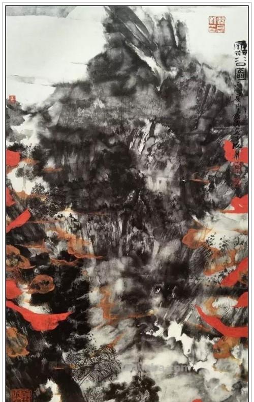 现代著名画家卓鹤君三十三幅经典绘画作品赏析