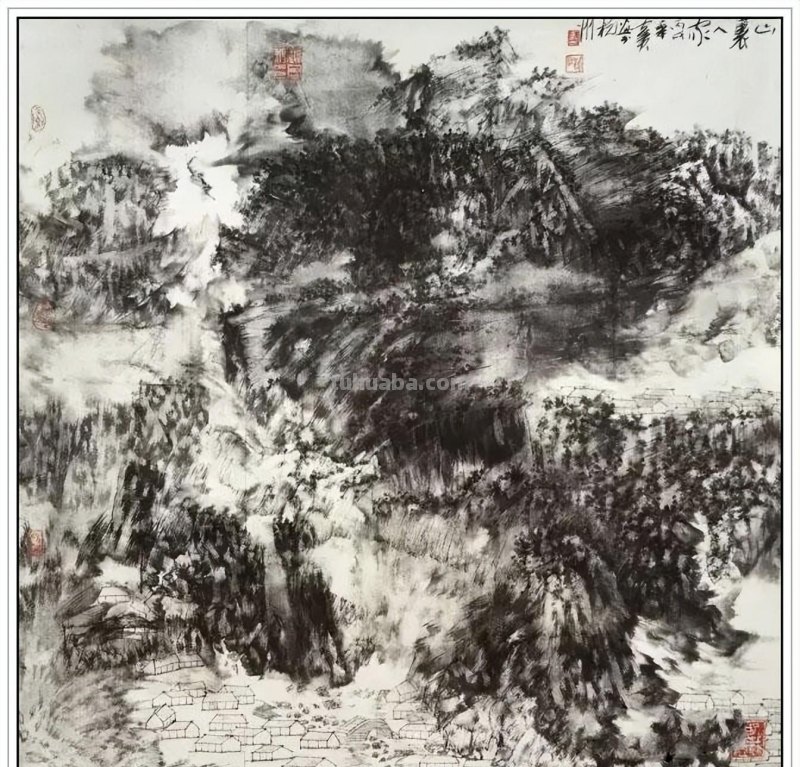 现代著名画家卓鹤君三十三幅经典绘画作品赏析