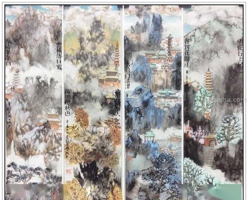 现代著名画家卓鹤君三十三幅经典绘画作品赏析
