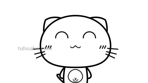 怎么画猫的简笔画步骤 如何画简笔画小猫？