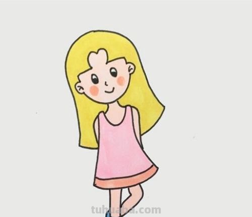 可爱女孩怎么画简笔画 可爱的小女孩简笔画怎么画？