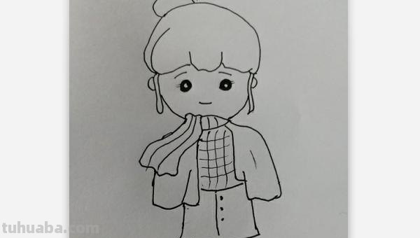 可爱女孩怎么画简笔画 可爱的小女孩简笔画怎么画？