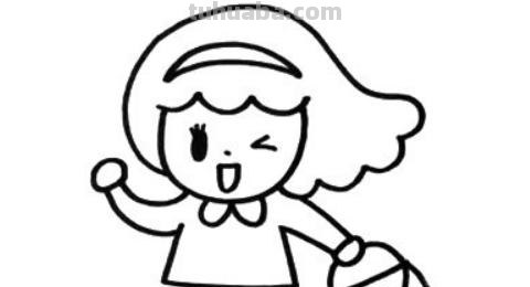 可爱女孩怎么画简笔画 可爱的小女孩简笔画怎么画？