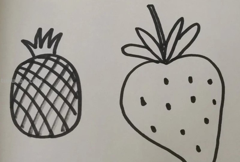 怎么画草莓简笔画图片 草莓简笔画怎么画？