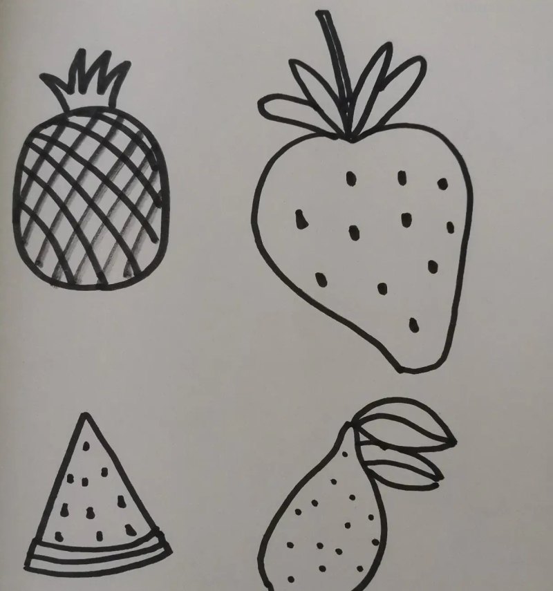 怎么画草莓简笔画图片 草莓简笔画怎么画？