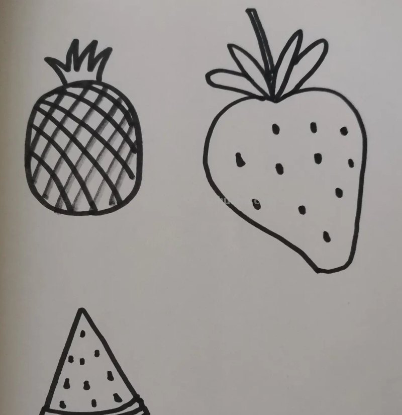 怎么画草莓简笔画图片 草莓简笔画怎么画？