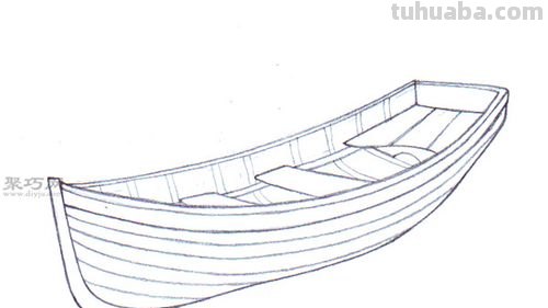古代的船怎么画彩铅画 古代木船应该涂什么颜色?