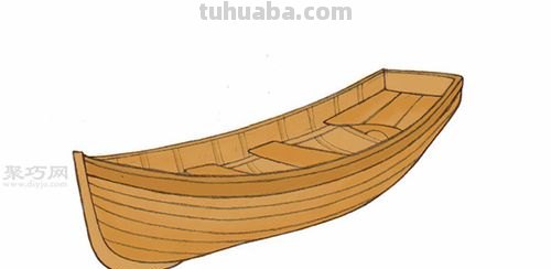 古代的船怎么画彩铅画 古代木船应该涂什么颜色?