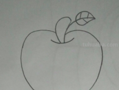简单儿童苹果彩铅画怎么画 儿童画苹果？