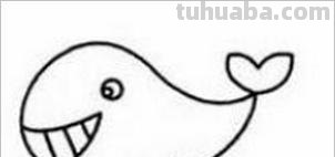 鲸怎么画简笔画图片 怎样快速画抹香鲸？