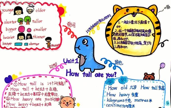 怎么画英语学科思维导图 六年级英语，怎么画思维导图？