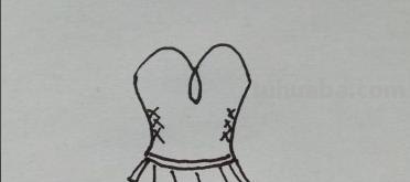 儿童彩铅画公主裙子怎么画 三年级画画简单又漂亮的裙子公主？