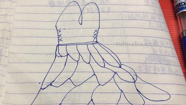 儿童彩铅画公主裙子怎么画 三年级画画简单又漂亮的裙子公主？