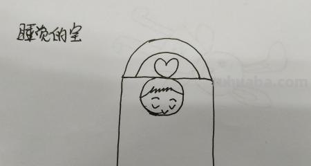 宝宝怎么画简笔画图片 简笔画宝宝游泳的画法？