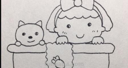 宝宝怎么画简笔画图片 简笔画宝宝游泳的画法？