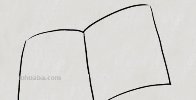 打开的书怎么画简笔画 怎样画打开的书？
