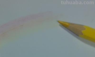 彩虹怎么画简笔画图片 3-6岁简单树叶画彩虹？