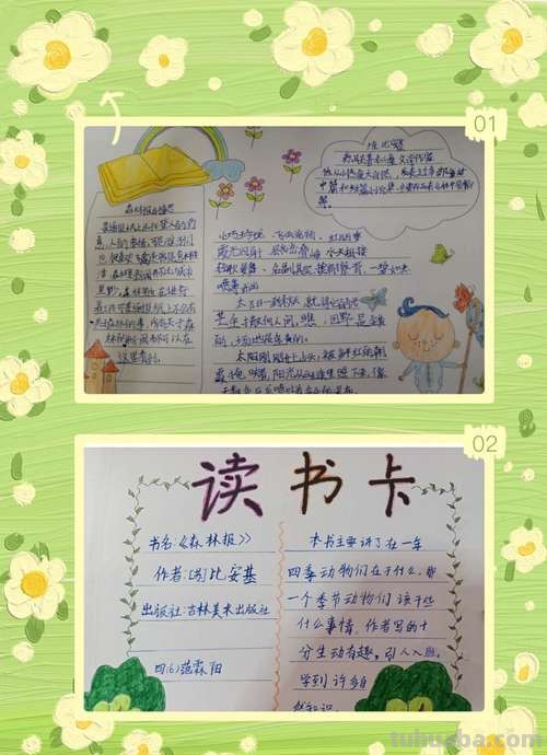 读书卡小包里的字怎么写 读书手抄报内容写什么?