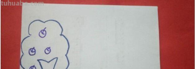 苹果树怎么画 简笔画 苹果树儿童画？